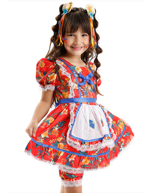 VESTIDO JUNINO BRANDY- INFANTIL