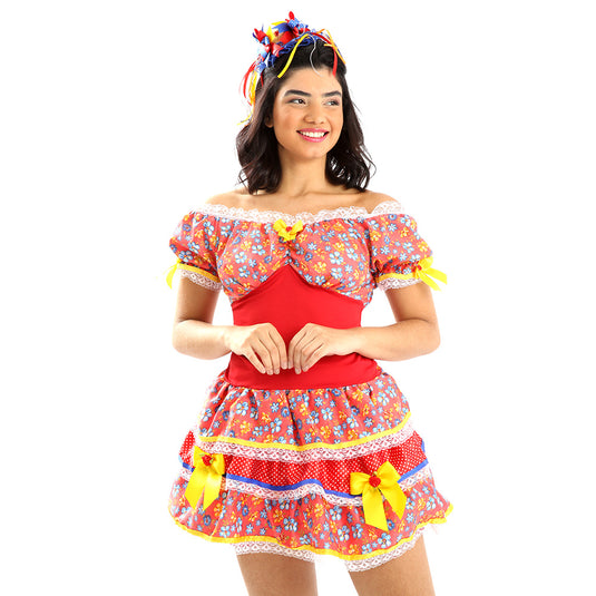 VESTIDO JUNINO ARUBA ADULTO - J91800