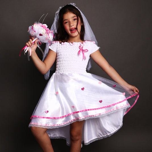 VESTIDO NOIVA ROSINHA INFANTIL - J2090