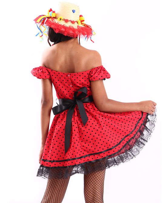 VESTIDOS JUNINO AMARILIS ADULTO - J97011