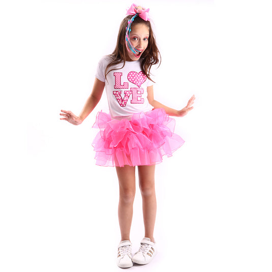 CAMISETA JUNINA 3 LOVE- INFANTIL