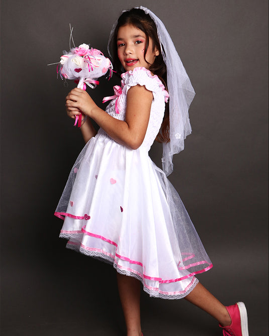 VESTIDO NOIVA ROSINHA INFANTIL - J2090
