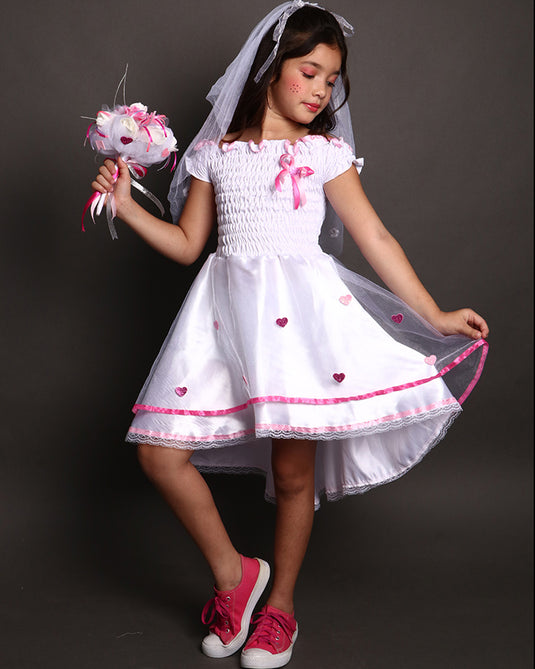VESTIDO NOIVA ROSINHA INFANTIL - J2090
