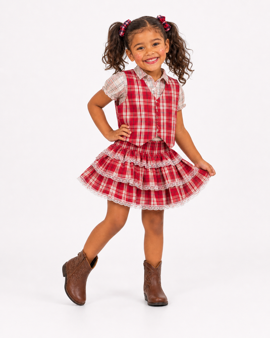 Conjunto Junino Sara Infantil -J2252