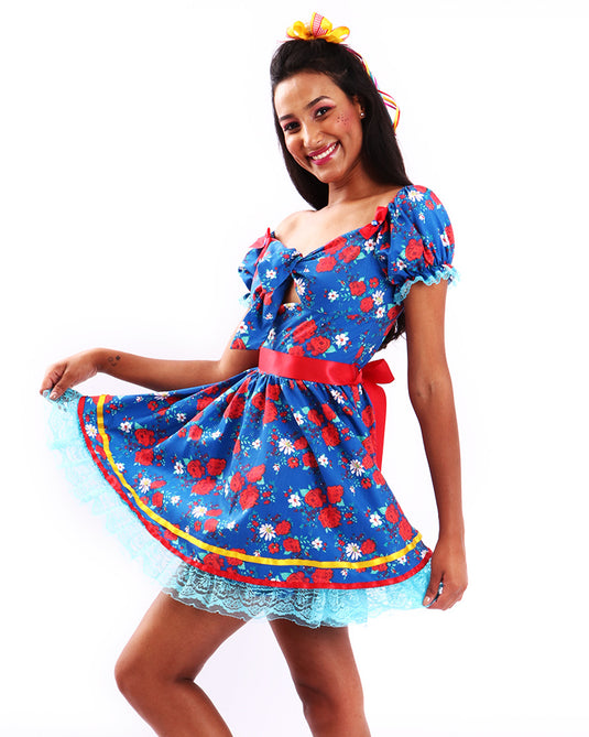 VESTIDOS JUNINO AMARILIS ADULTO - J97011