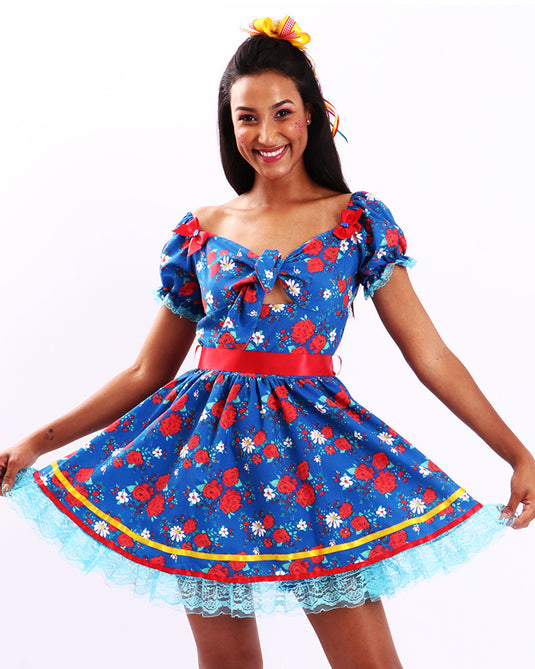 VESTIDOS JUNINO AMARILIS ADULTO - J97011