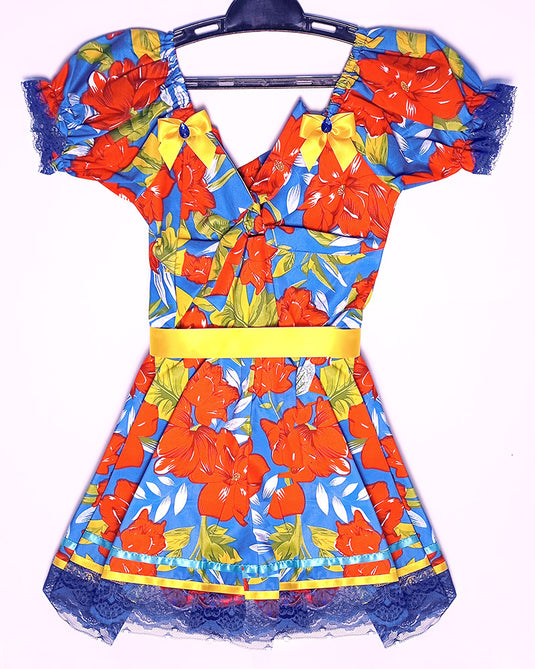 VESTIDOS JUNINO AMARILIS ADULTO - J97011