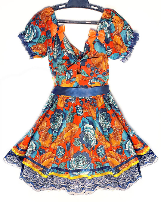 VESTIDOS JUNINO AMARILIS ADULTO - J97011