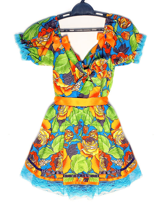 VESTIDOS JUNINO AMARILIS ADULTO - J97011