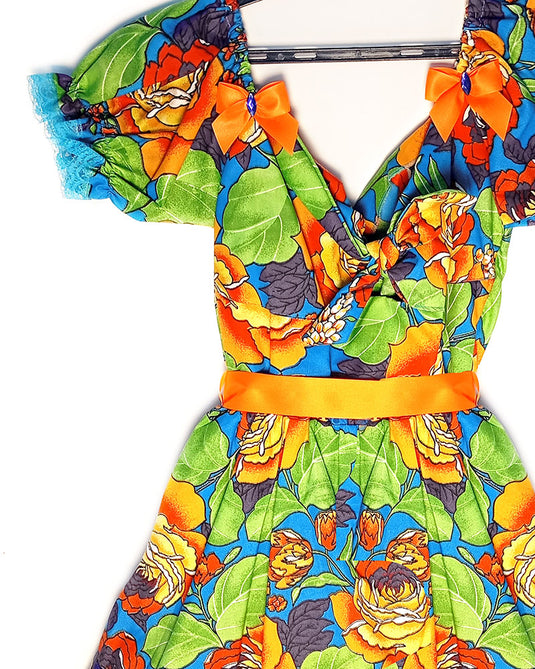 VESTIDOS JUNINO AMARILIS ADULTO - J97011