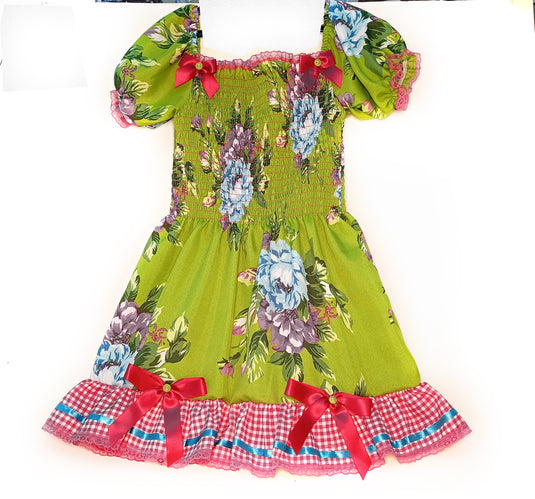 VESTIDO JUNINO ASTER ADULTO - J98008