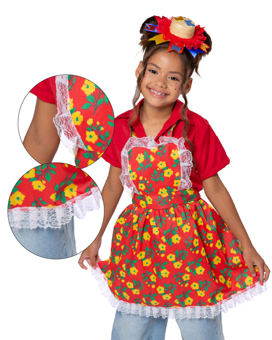 AVENTAL JUNINO BOTTIE INFANTIL – J076