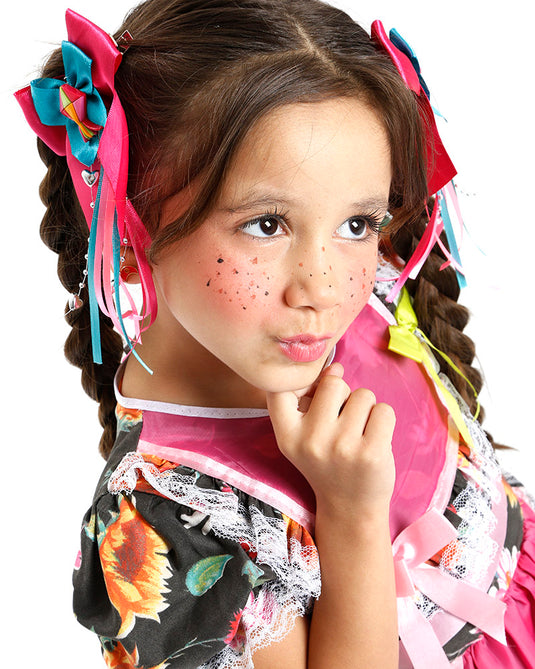 VESTIDO JUNINO BENICIA INFANTIL - J0138