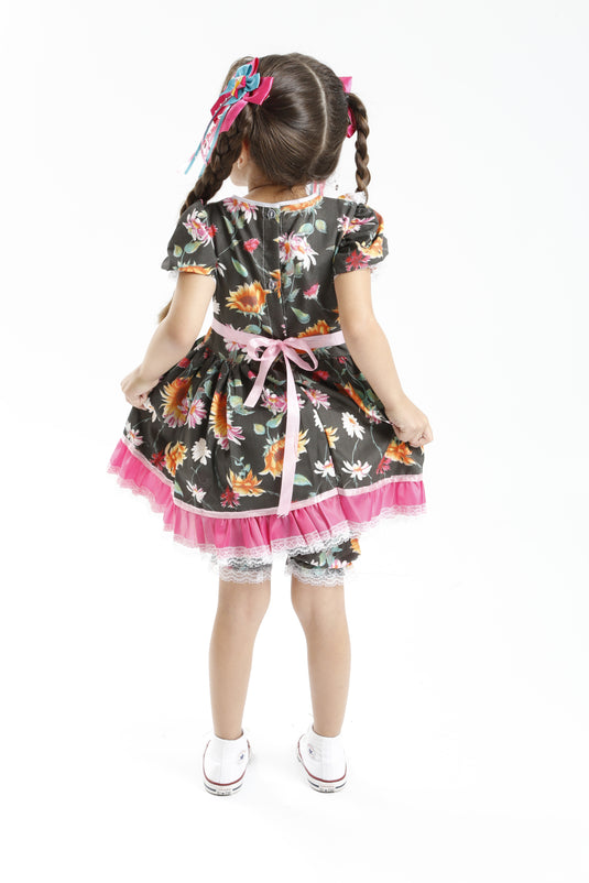 VESTIDO JUNINO BENICIA INFANTIL - J0138