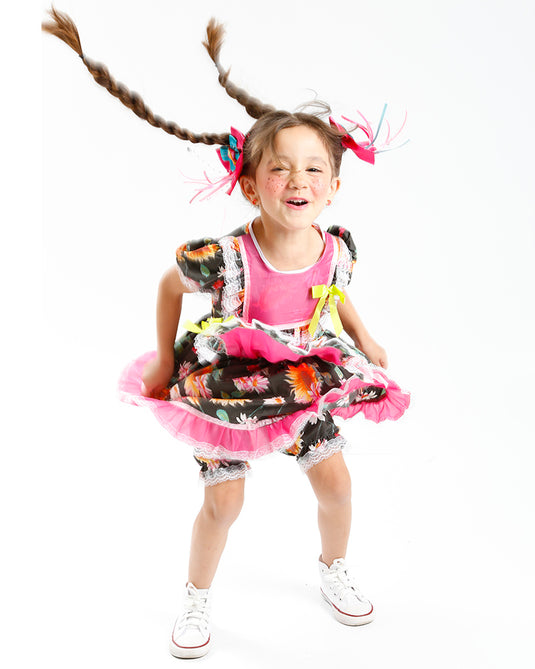 VESTIDO JUNINO BENICIA INFANTIL - J0138