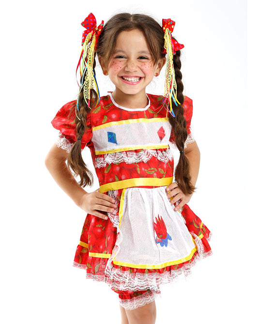 VESTIDO JUNINO BRICY INFANTIL - J0277