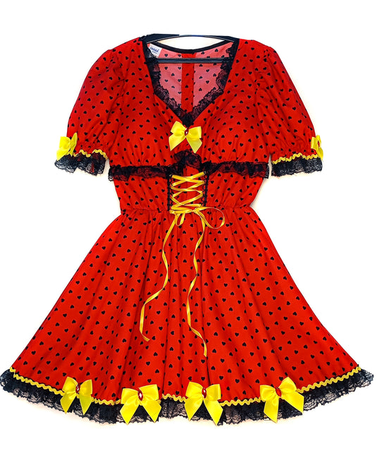 VESTIDO JUNINO CALENDULA ADULTO - J98067