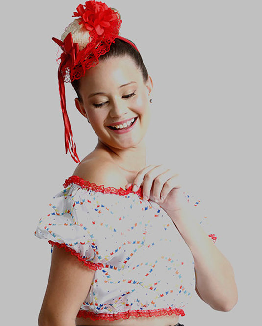 BLUSA JUNINA QUADRILHA - J1785