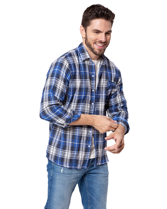 CAMISA XADREZ DE FLANELA ADULTO - 2395/ 3395