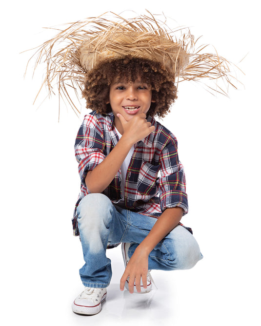 CAMISA JUNINA XADREZ FLANELA INFANTIL - 00395