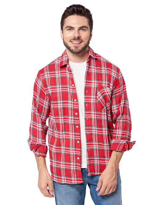 CAMISA XADREZ DE FLANELA ADULTO - 2395/ 3395