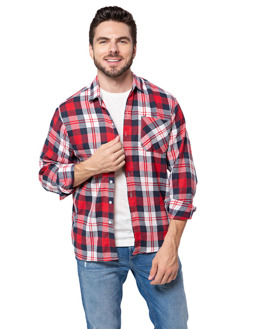 CAMISA XADREZ DE FLANELA ADULTO - 2395/ 3395