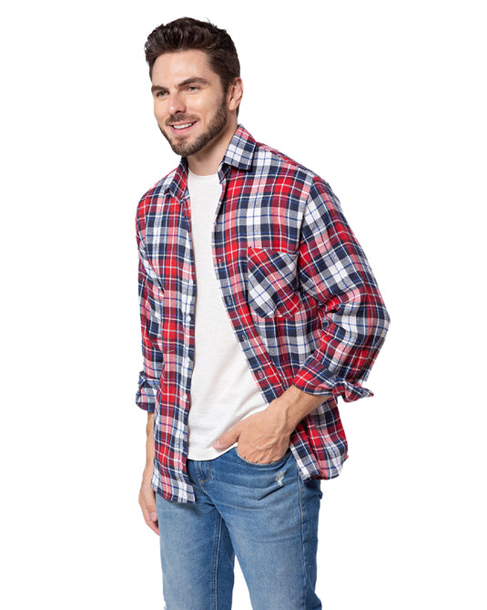CAMISA XADREZ DE FLANELA ADULTO - 2395/ 3395