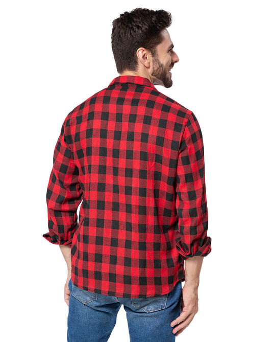 CAMISA XADREZ DE FLANELA ADULTO - 2395/ 3395
