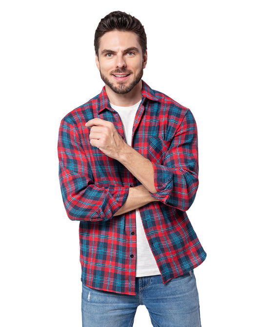 CAMISA XADREZ DE FLANELA ADULTO - 2395/ 3395