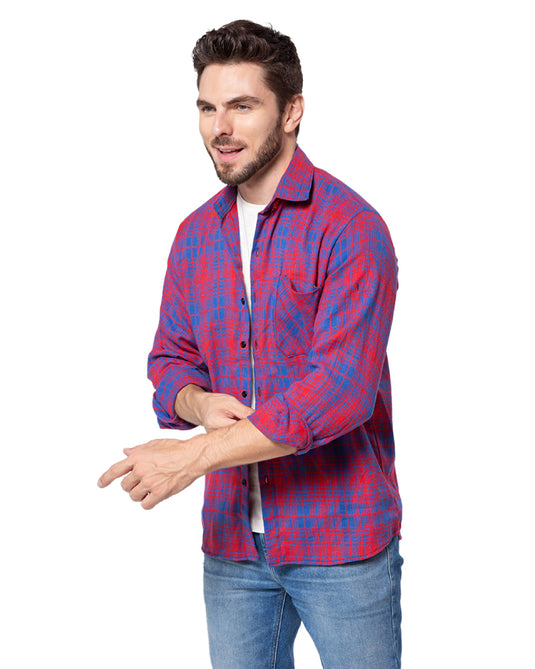 CAMISA XADREZ DE FLANELA ADULTO - 2395/ 3395