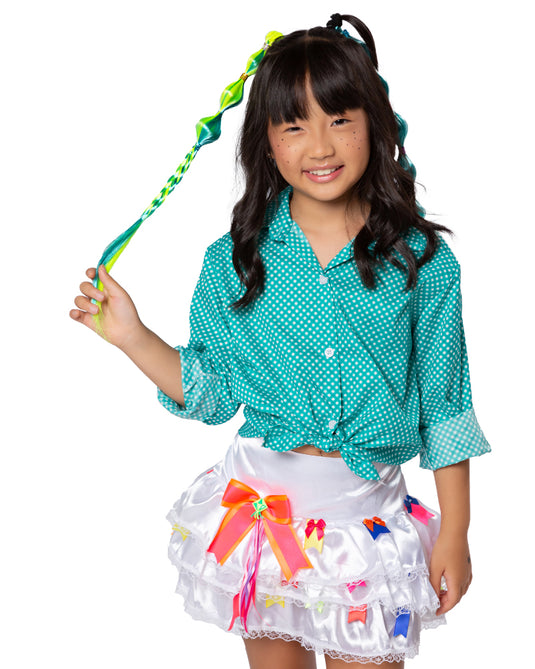 CAMISA JUNINA XADREZ MANGA LONGA INFANTIL - 0493