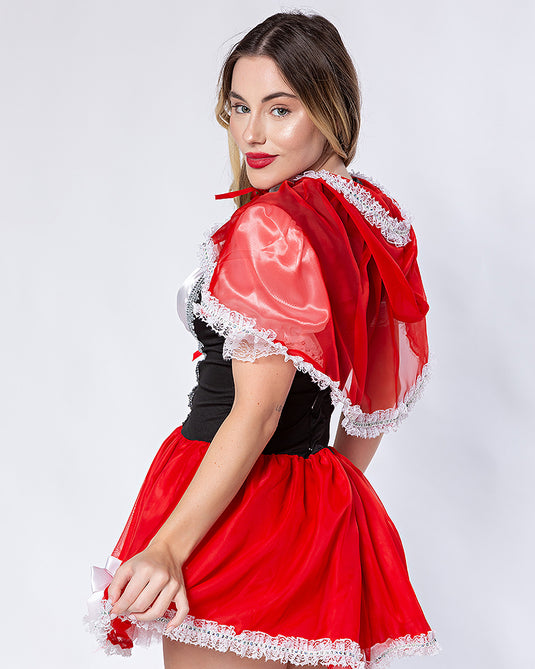 FANTASIA CHAPEUZINHO VERMELHO ALMMY ADULTO - C97503
