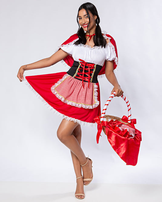 FANTASIA CHAPEUZINHO VERMELHO ARLLY ADULTO - C97502