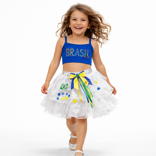 SAIA TOP CUSTOMIZADO ORGANZA COPA - C4123