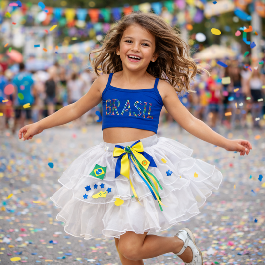 SAIA TOP CUSTOMIZADO ORGANZA COPA - C4123