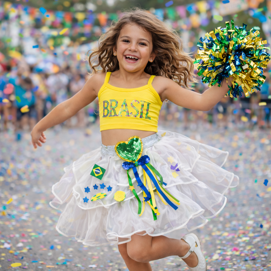 SAIA TOP CUSTOMIZADO ORGANZA COPA - C4123