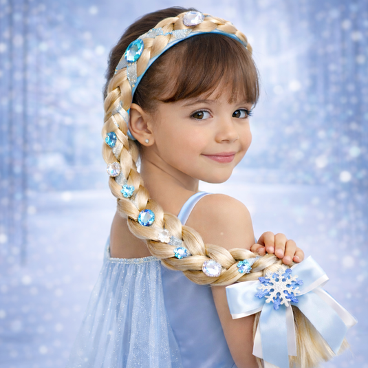 TIARA TRANÇA PRINCESA GLACE