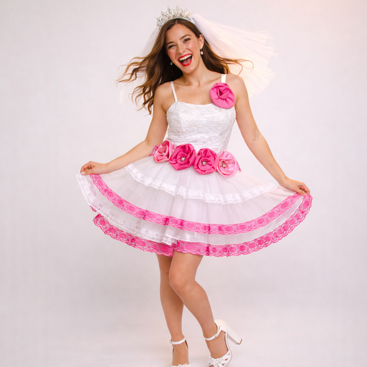 VESTIDO CAIPIRA NOIVA JUNINO PAPOULA ADULTO - J99050