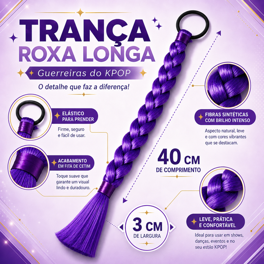 APLIQUE KPOP TRANÇA -C3027
