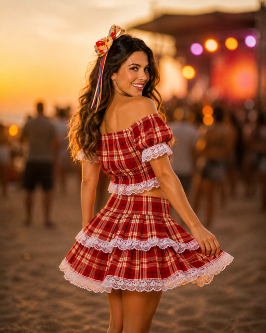 Conjunto Xadrez Junino Sandra Ad - J92247