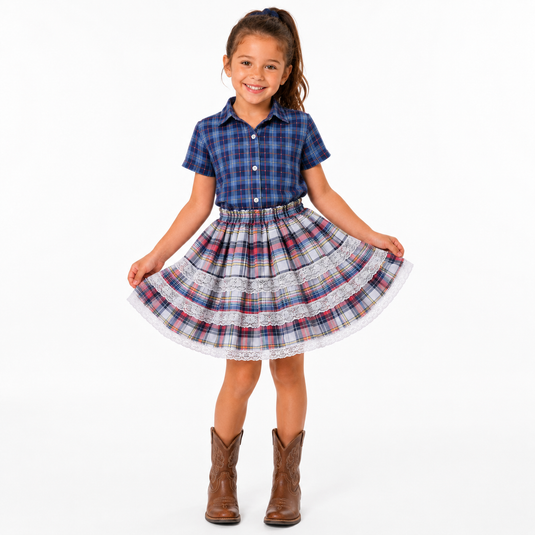 Pacote Saia 3 Babados C/10 -379,90