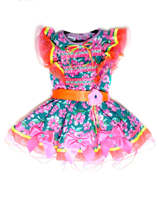 VESTIDO JUNINO CHUVISQUINHO INFANTIL - J1565