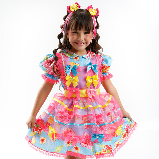 VESTIDO JUNINO SONHO INFANTIL - J1574