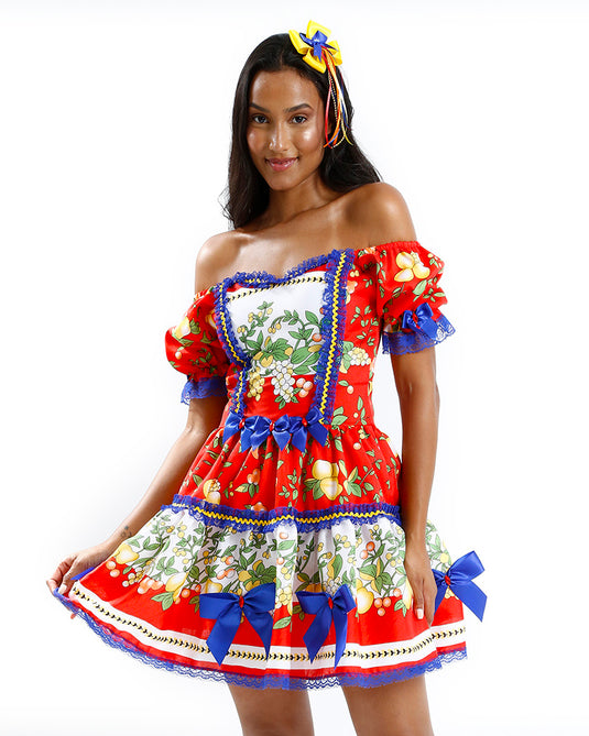 VESTIDO JUNINO CALIBRA ADULTO - J98069