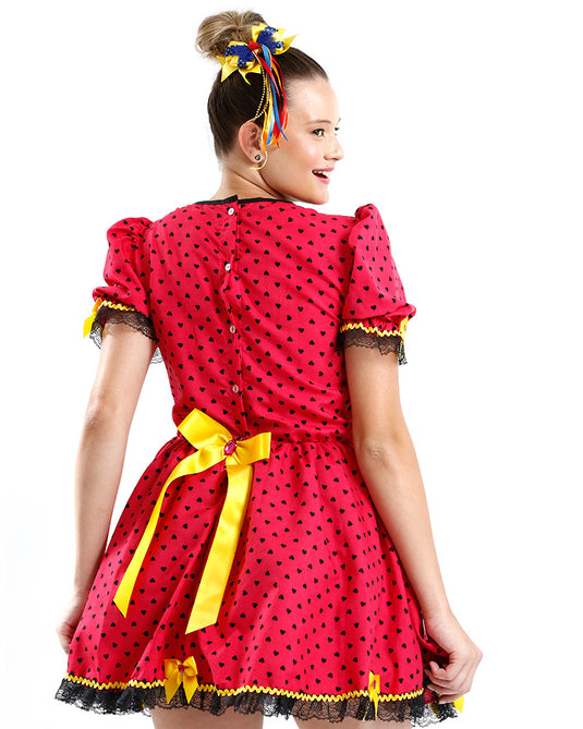 VESTIDO JUNINO CALENDULA ADULTO - J98067