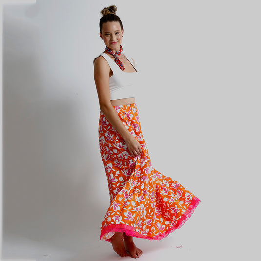 SAIA JUNINA CARIMBO TEEN - J1924