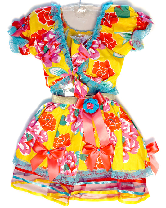 CONJUNTO CROPPED JUNINO FILLETTY ADULTO - J98055