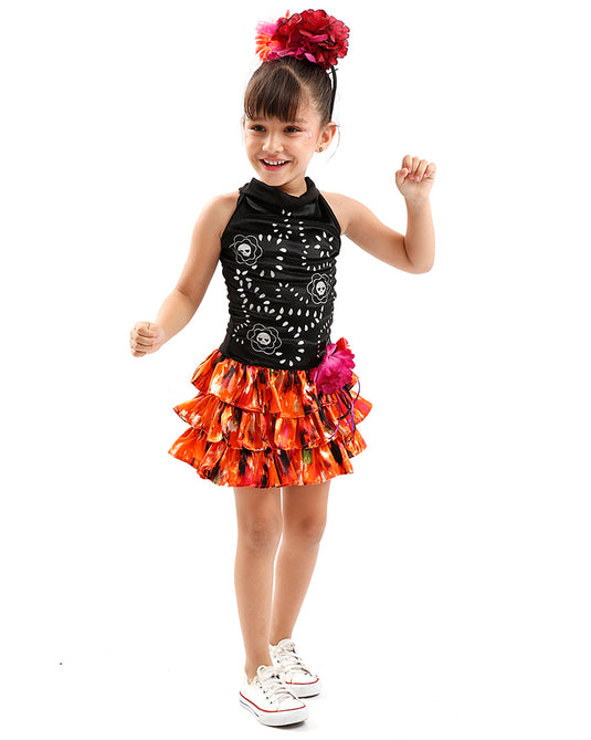 FANTASIA FRIDA KHALO-VERMELHA