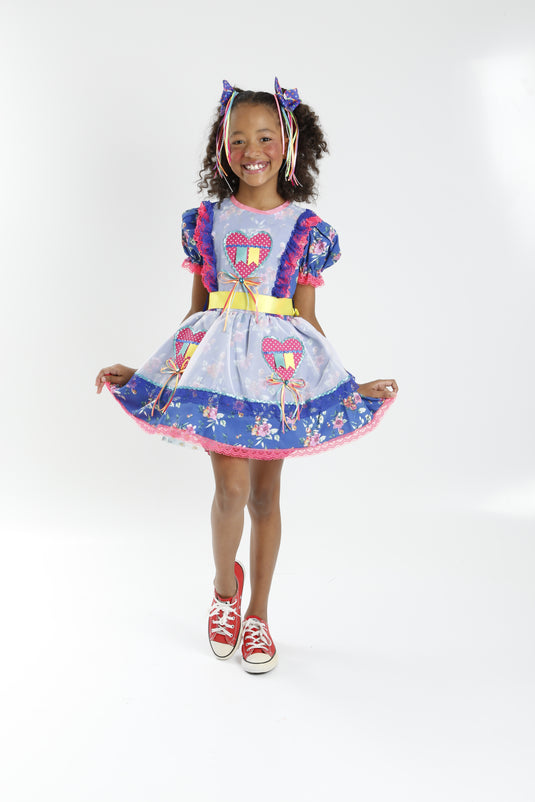 VESTIDO JUNINO GELEINHA INFANTIL - J1572