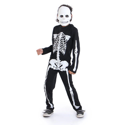 FANTASIA ESQUELETO LONGO LUK INFANTO JUVENIL - H501